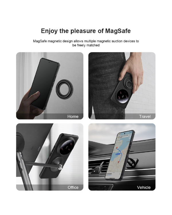 Дополнительное изображение книги «Nillkin Super Frosted PRO Magnetic Back Cover for Xiaomi 14 Ultra Black»