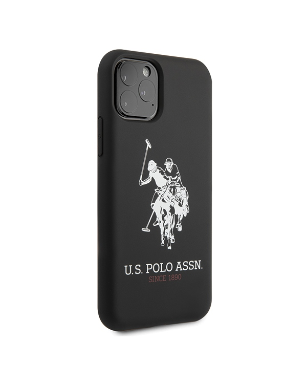 Силиконовая коллекция US Polo USHCN65SLHRBK iPhone 11 Pro Max czarny|black