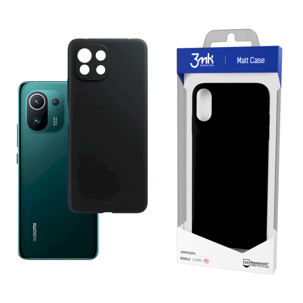 Обложка книги «Xiaomi Mi 11 Pro 5G - 3mk Matt Case black»