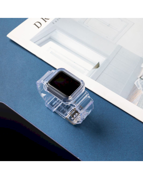 Fusion Light Set силиконовый ремешок для Apple Watch 38mm / 40mm / 41мм синий