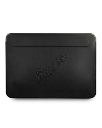 Original GUESS Laptop Sleeve Saffiano Script GUCS13PUSASBK 13 inches black
