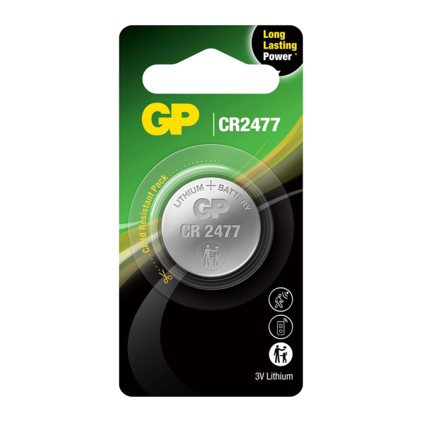 Батарейка GP Coin Cell Lithium CR2477 1-Pak