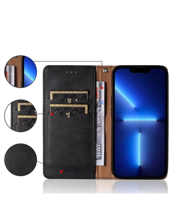 Fusion Magnet Strap книжка чехол + нить для Samsung A346 Galaxy A34 5G черный