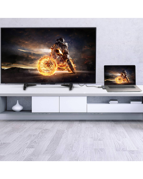 Baseus CAHUB-L0G 7 in 1 Приставка для MacBook | HDMI | 2 x USB 3.0 | USB-C | RJ45 | SD | Micro SD Thunderbolt C+