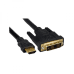 Кабель Fusion DVI (18+1) to HDMI 2 м, черный