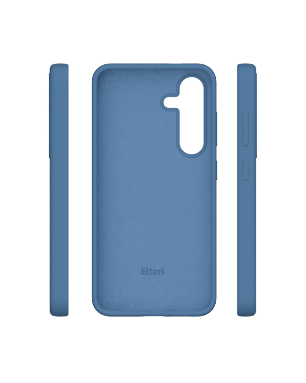 Etteri Silicone case for Samsung Galaxy S25 dark blue