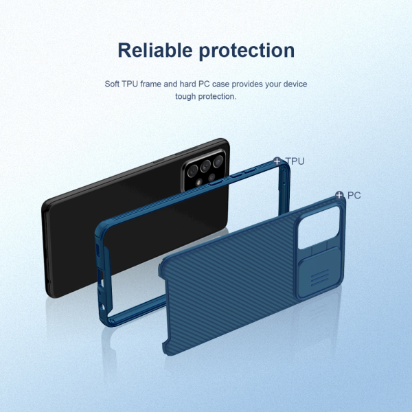 Обложка книги «Nillkin CamShield Pro Hard Case for Samsung Galaxy A72 Black»