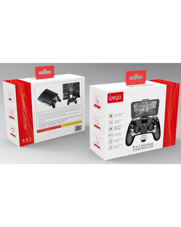 Геймпад iPega PG-9076 bluetooth 3.0 для PS3 / ПК / Android с держателем