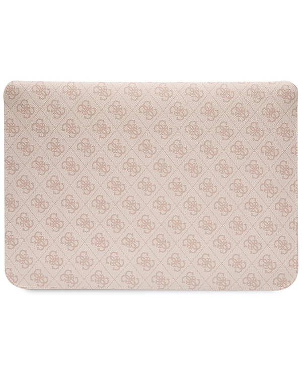 Guess Sleeve GUCS14PS4SGP 14" pink|pink 4G Stripe Metal Logo