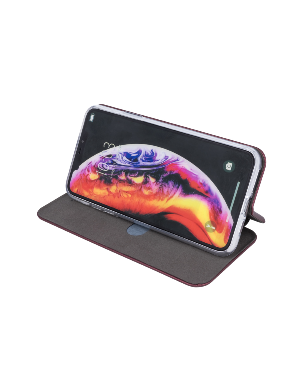 Fusion Diva Case Книжка чехол для Samsung A556 Galaxy A55 5G темно красный