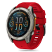 Tech-Protect Silicone Line Strap for Garmin Fenix 5X | 5X Plus | 6X | 6X Pro | 7X | 8 (51 mm) - Red