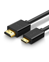Ugreen HDMI - mini HDMI cable 19 pin 2.0v 4K 60Hz 30AWG 1,5m black (11167)