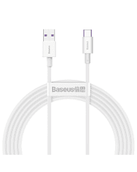 Baseus Superior Series Cable USB to USB-C, 66W, 2m (white)
