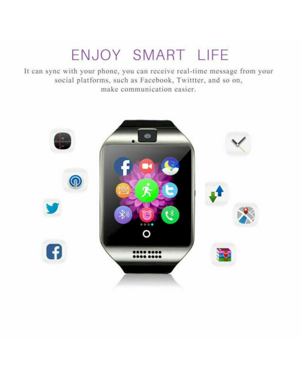 Детские умные часы Fusion Q18 черные