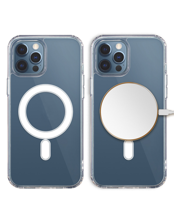 Mag anti shock силиконовый чехол Fusion 1.5 мм для Apple iPhone 16 Pro прозрачный