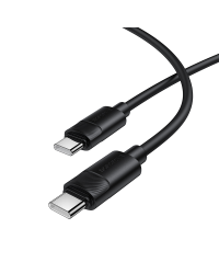 Кабель Borofone BX123 Leya Type C - Type C | PD 60W| 3A| 1 м | черный