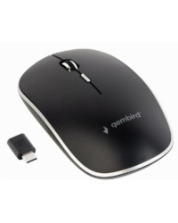 Беспроводная оптическая мышь Gembird Silent Optical Type-C Mouse Black