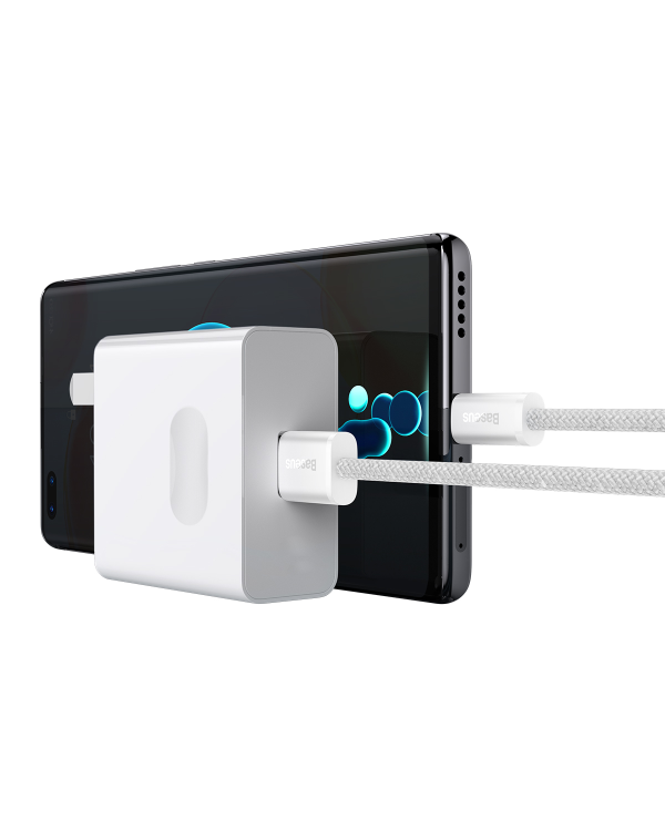 Кабель USB Baseus Dynamic Series - USB Type C 100W 1m белый (CALD000602)