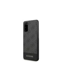 Guess GUHCS67G4GLGR 4G Stripe Cover Чехол для Samsung G985 Galaxy S20 Plus Черный