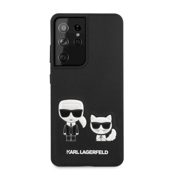Обложка книги «KLHCS21LPCUSKCBK Karl Lagerfeld PU Karl &Choupette Cover for Samsung Galaxy S21 Ultra Black»