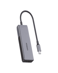 Ugreen USB Type C (male) - Ethernet RJ-45 (female) adapter 5Gbps black (CM312)