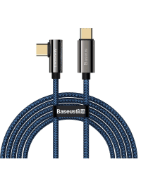 Cable USB-C to USB-C Baseus Legend Series, PD, 100W, 2m (blue)