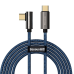 Cable USB-C to USB-C Baseus Legend Series, PD, 100W, 2m (blue)