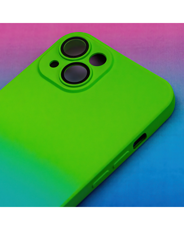 Fusion Neogradient case 3 силиконовый чехол для Xiaomi Redmi 12C | Redmi 11a зеленый голубой