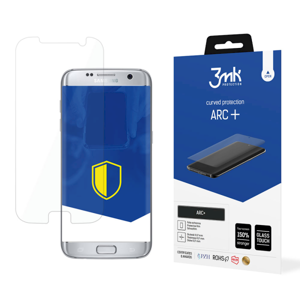 Обложка книги «Samsung Galaxy S7 Edge - 3mk ARC+ screen protector»