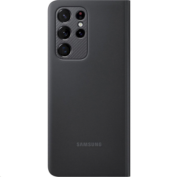 Обложка книги «EF-ZG998CBE Samsung Clear View Cover for Galaxy S21 Ultra Black»
