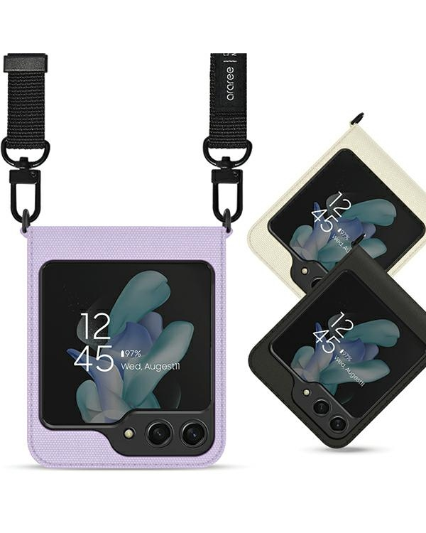 Araree etui Canvas Diary Samsung F731 Galaxy Flip 5 черный