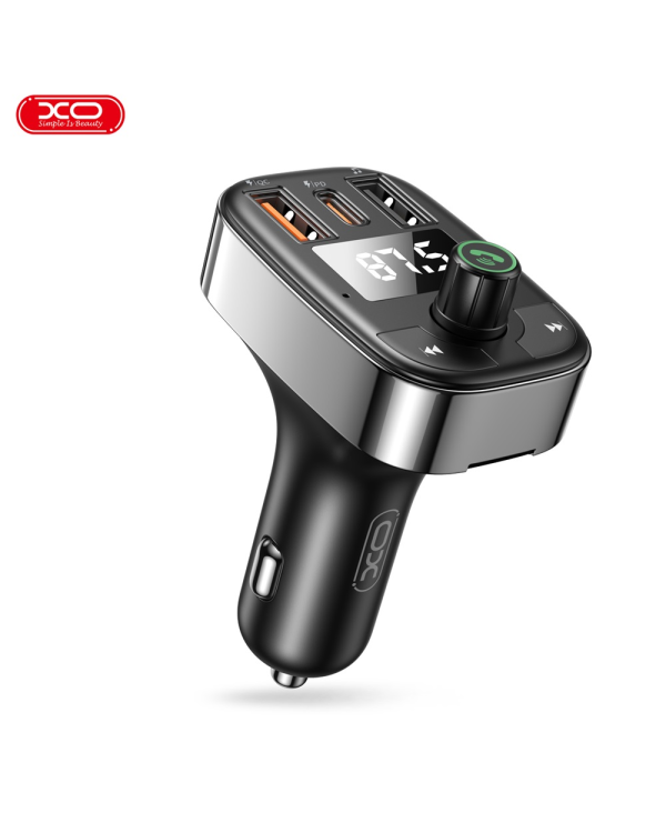 XO передатчик FM BCC06 Bluetooth MP3 автомобильное зарядное устройство 50 Вт черный