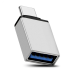Fusion Универсальный OTG Адаптер Type-C на USB 3.0 Серый