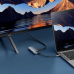 Baseus Metal Gleam 7in1 HDMI 4K 60Hz USB-C Hub | 3x USB 3.0 | USB-C PD | SD | microSD - Gray