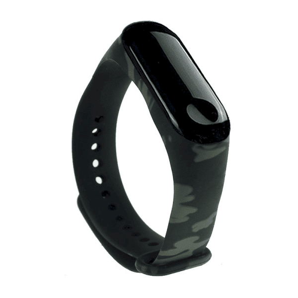 Fusion Camouflage Ремешок для часов Xiaomi Mi Band 3 / Mi Band 4 Зеленый