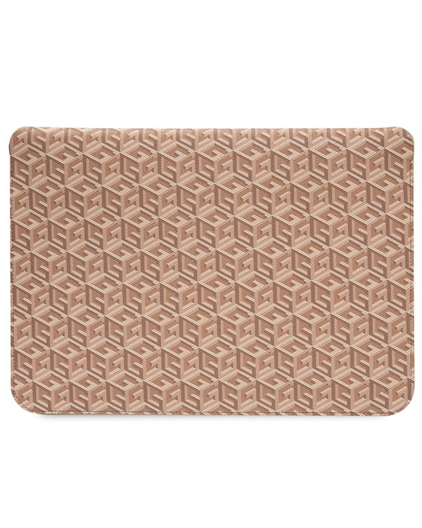 Guess Sleeve GUCS14HGCFSEW 14" brązowy|brown GCube Stripes