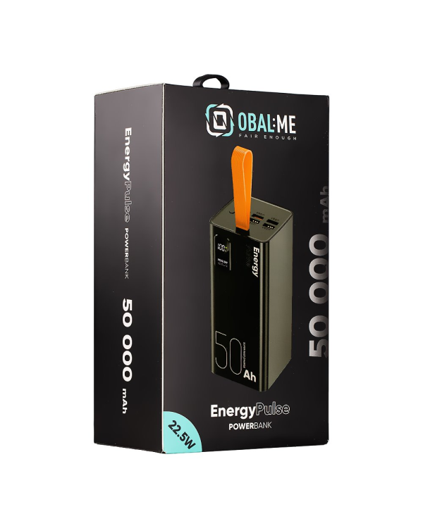 Дополнительное изображение книги «OBAL:ME EnergyPulse Powerbank 50000mAh 22.5W Black»