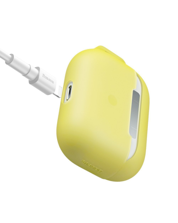 Baseus Let''s go Силиконовый чехол для наушников Apple Airpods Pro Желтый