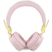 Guess słuchawki nauszne Bluetooth GUBH704GEMP różowy|pink 4G Metal Logo