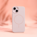 Чехол Fusion silicone Thin Magsafe для iPhone 16 Pro Max розовый