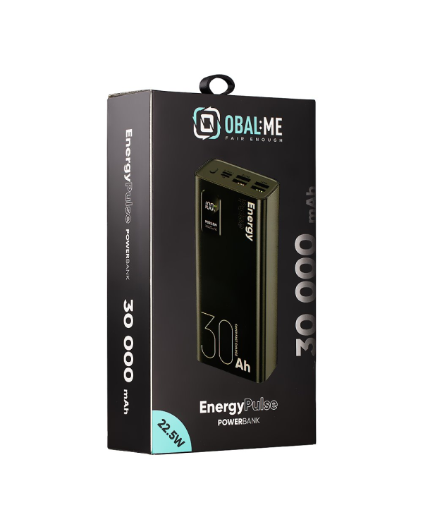 Дополнительное изображение книги «OBAL:ME EnergyPulse Powerbank 30000mAh 22.5W Black»
