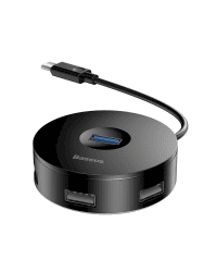 Baseus Hub 4in1 USB-C to USB 3.0 + 3x USB 2.0 15cm (Black)