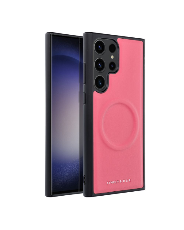 Roar Mag Morning Силиконовый задний чехол для Samsung S918B Galaxy S23 Ultra 5G розовый