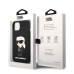 Karl Lagerfeld Liquid Silicone Ikonik NFT Case for iPhone 13 Black