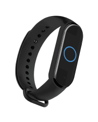 Fusion wave ремешок для часов Xiaomi Mi Band 3 / 4 черный