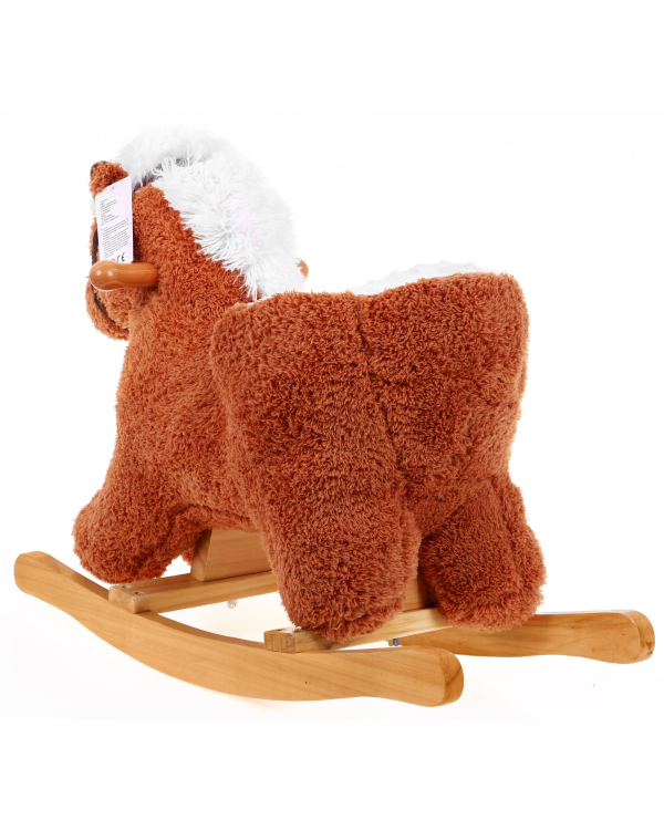 Мягкая лошадка-качалка