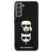 Обложка книги «KLHCS21FESAKICKCBK Karl Lagerfeld Saffiano K&C Heads Case for Samsung Galaxy S21 FE 5G Black»
