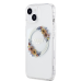 Guess PC|TPU Flowers Ring Glossy Logo MagSafe Чехол для iPhone 13 прозрачный