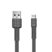 Remax Armor Series flat USB / micro USB cable 5V 2.4A black 