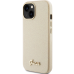 Guess GUHCP15SPGMCSD iPhone 15 6.1" złoty|light gold hardcase Glitter Glossy Script